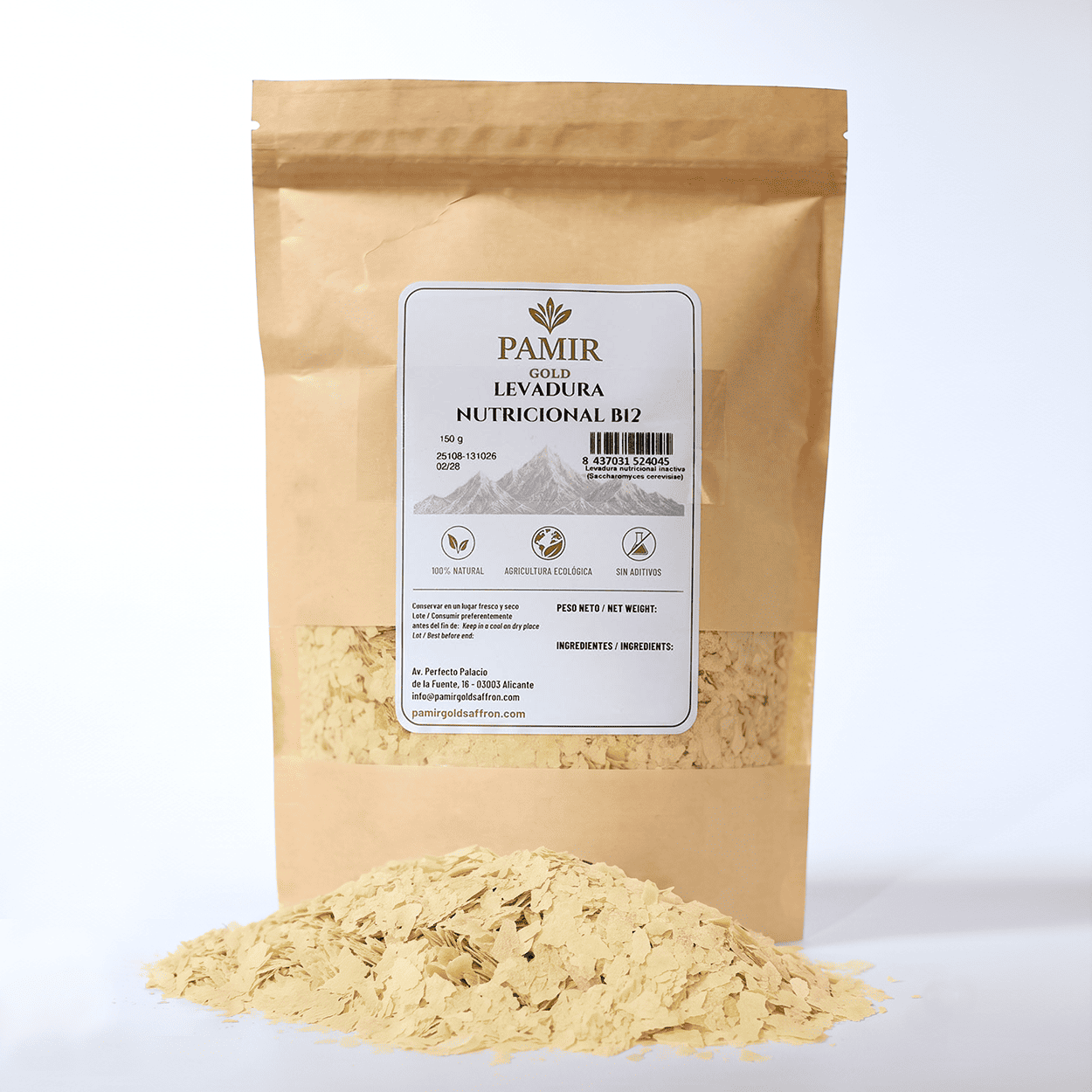 Levadura-Nutricional-b Levadura Nutricional Ecológica en Polvo 150 g | Sabor Umami - Imagen 1